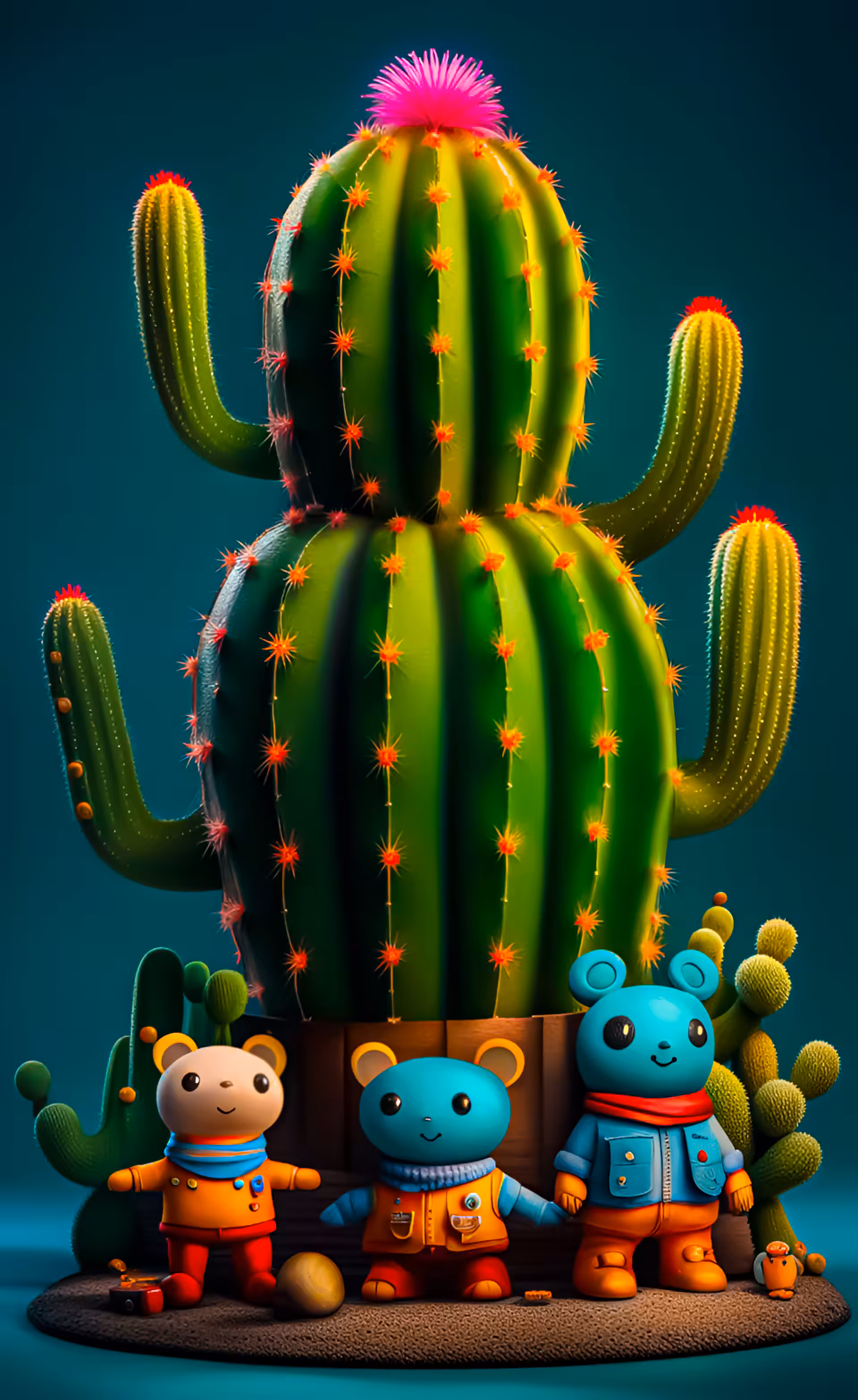 Prickly round dance