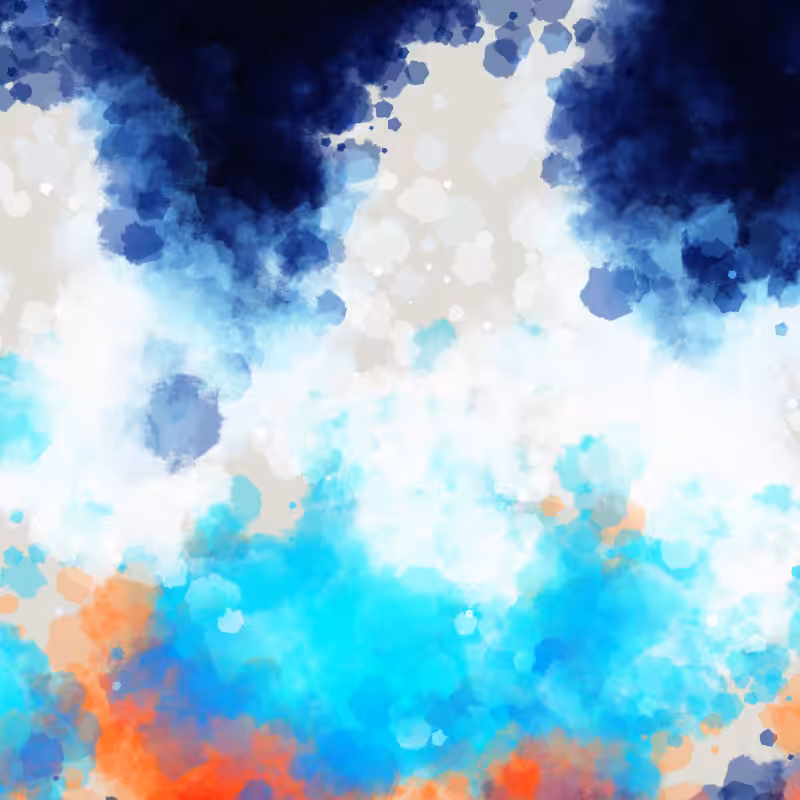 Watercolor Clouds #58