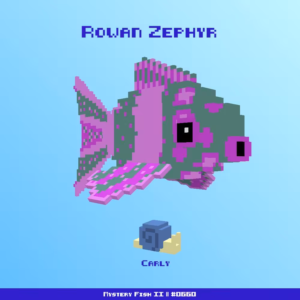 Rowan Zephyr :: Mystery Fish 0660/1000 