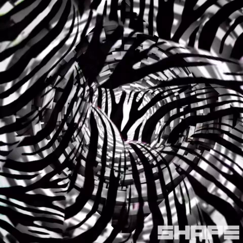 #100 different shapes: #044 - Beat Stripe