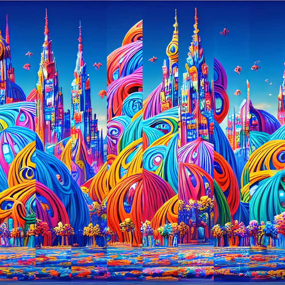 AI Psychedelic Candy #4