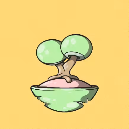 Flower #12 Green Squishy 