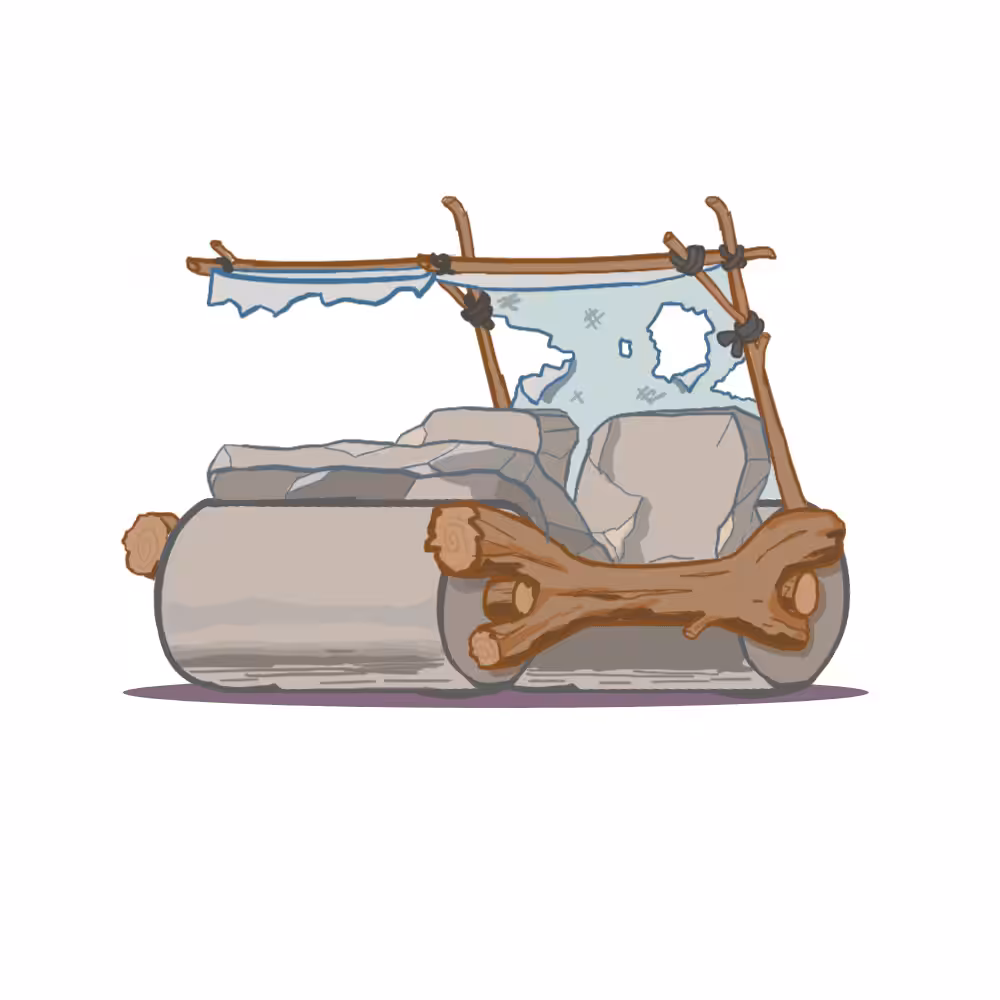 The Stone Age Family Car