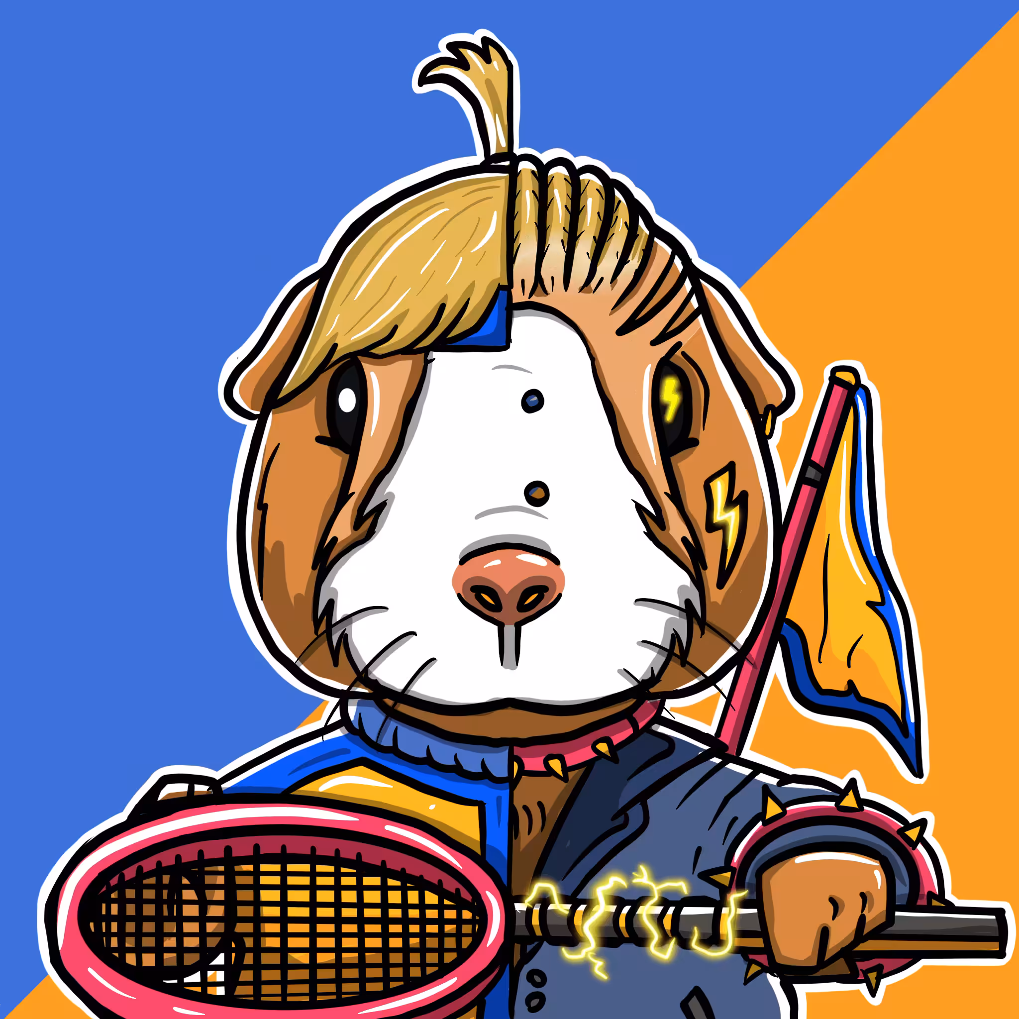 Mirror Zoo: Guinea Pig / Rider (common)