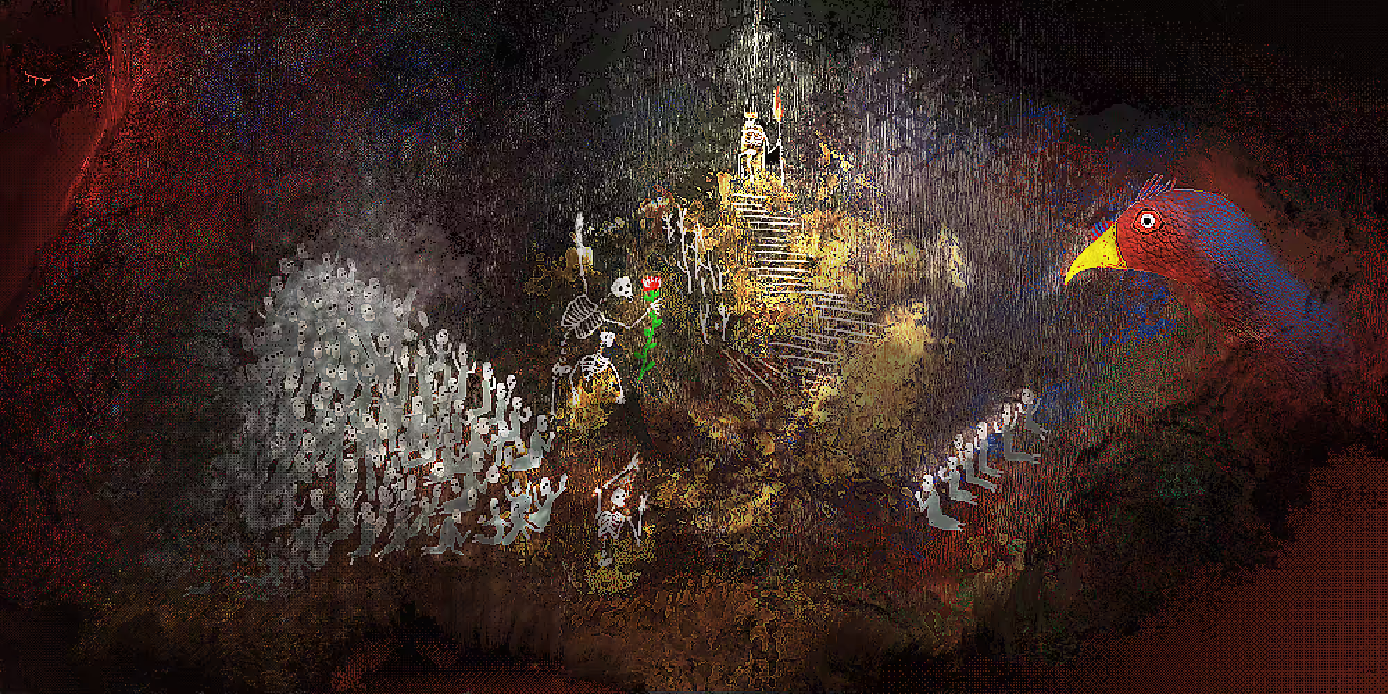Coronation of a dead king