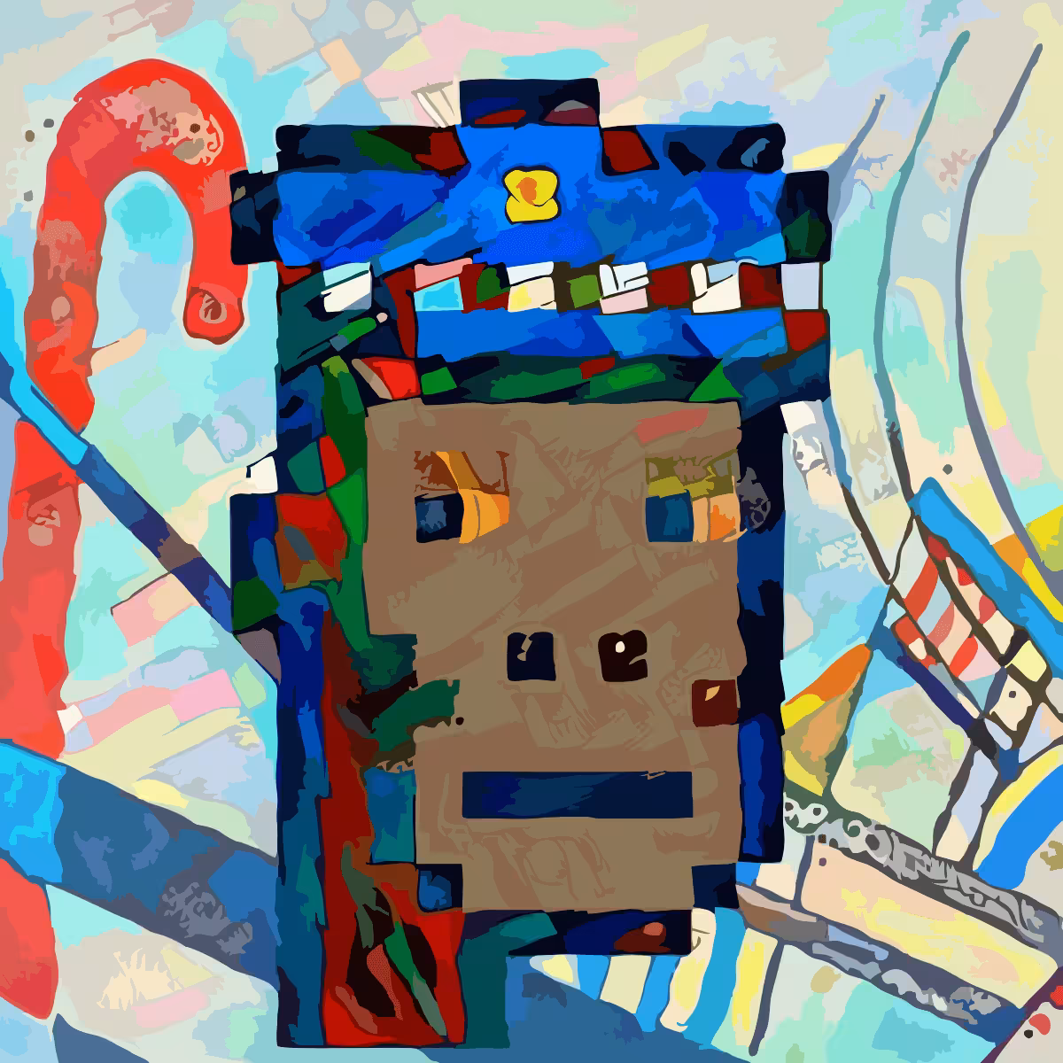 KandinskyPunks: Kandinsky Punk #069
