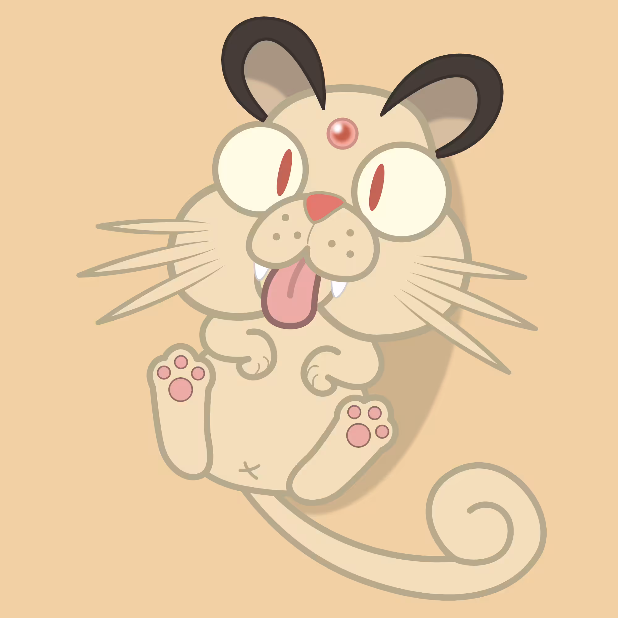 P053 --- Laying Derp Catsian ---