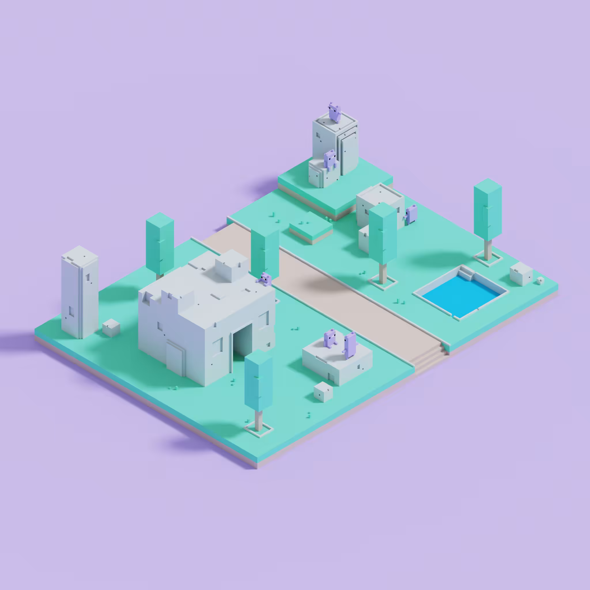 PXLPET X PRANKSYLAND PARCEL LAYOUT