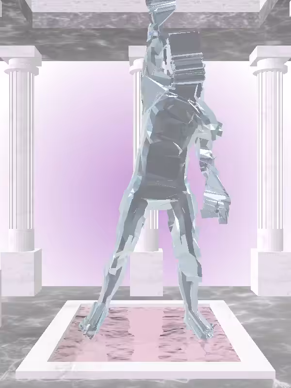HeavenComputer: The Fragmented Jazzy Shimmery Blue Man #5855