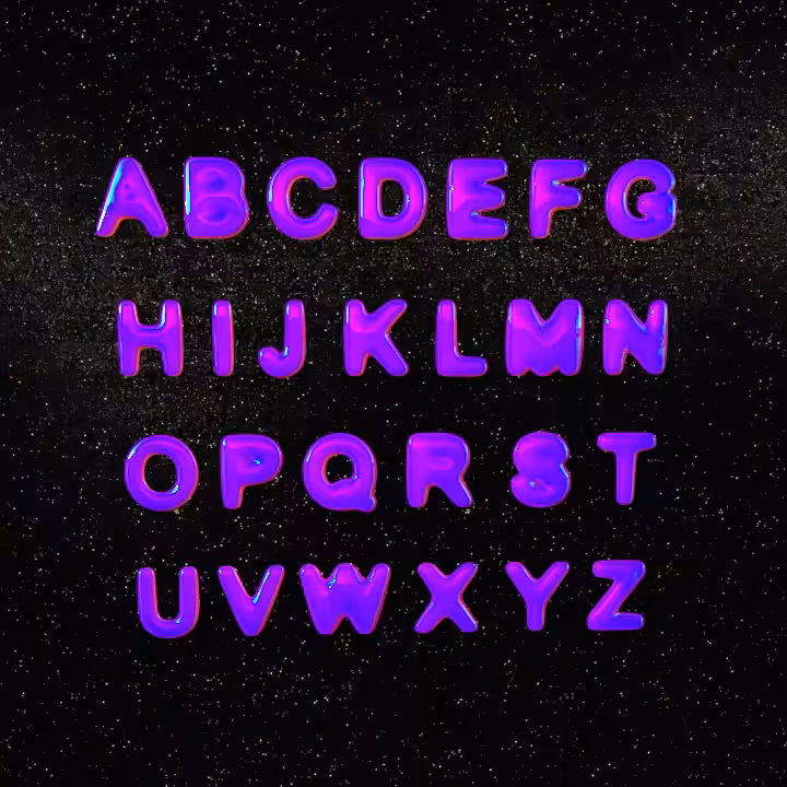 Alphabet Cosmodance