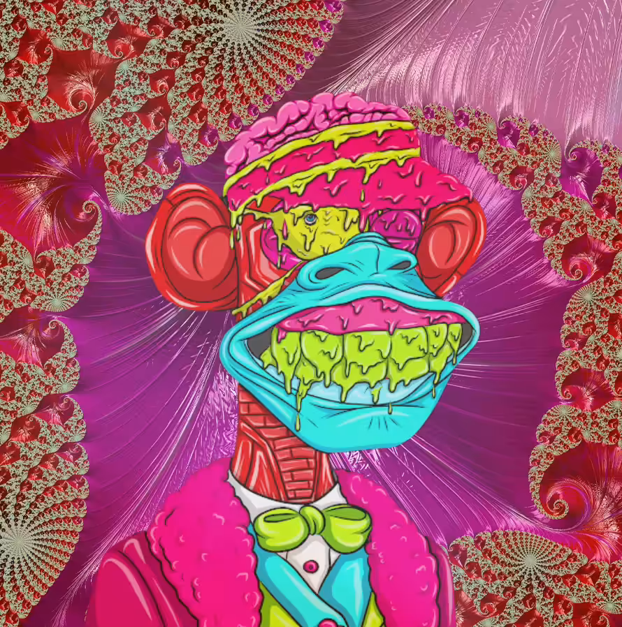 Fractlized Caked Ape