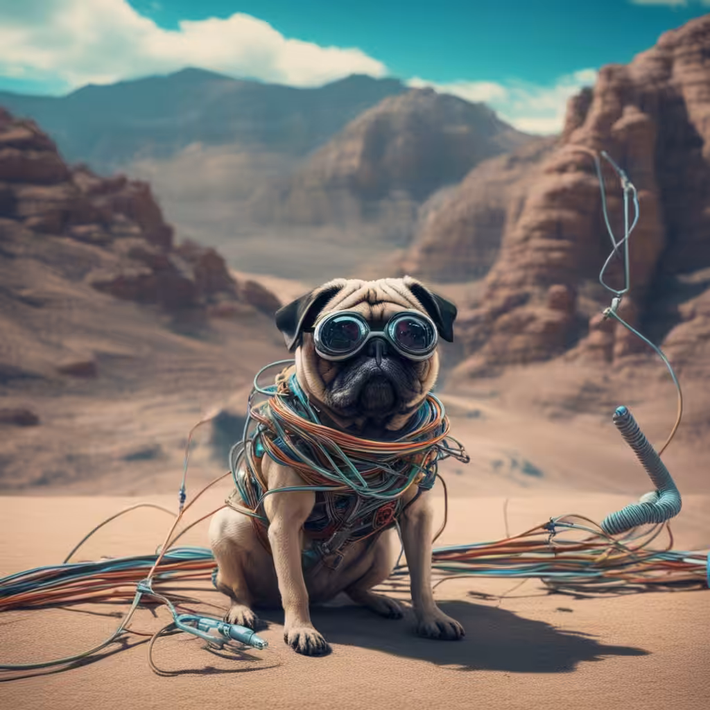 Cyberpunk pug #9