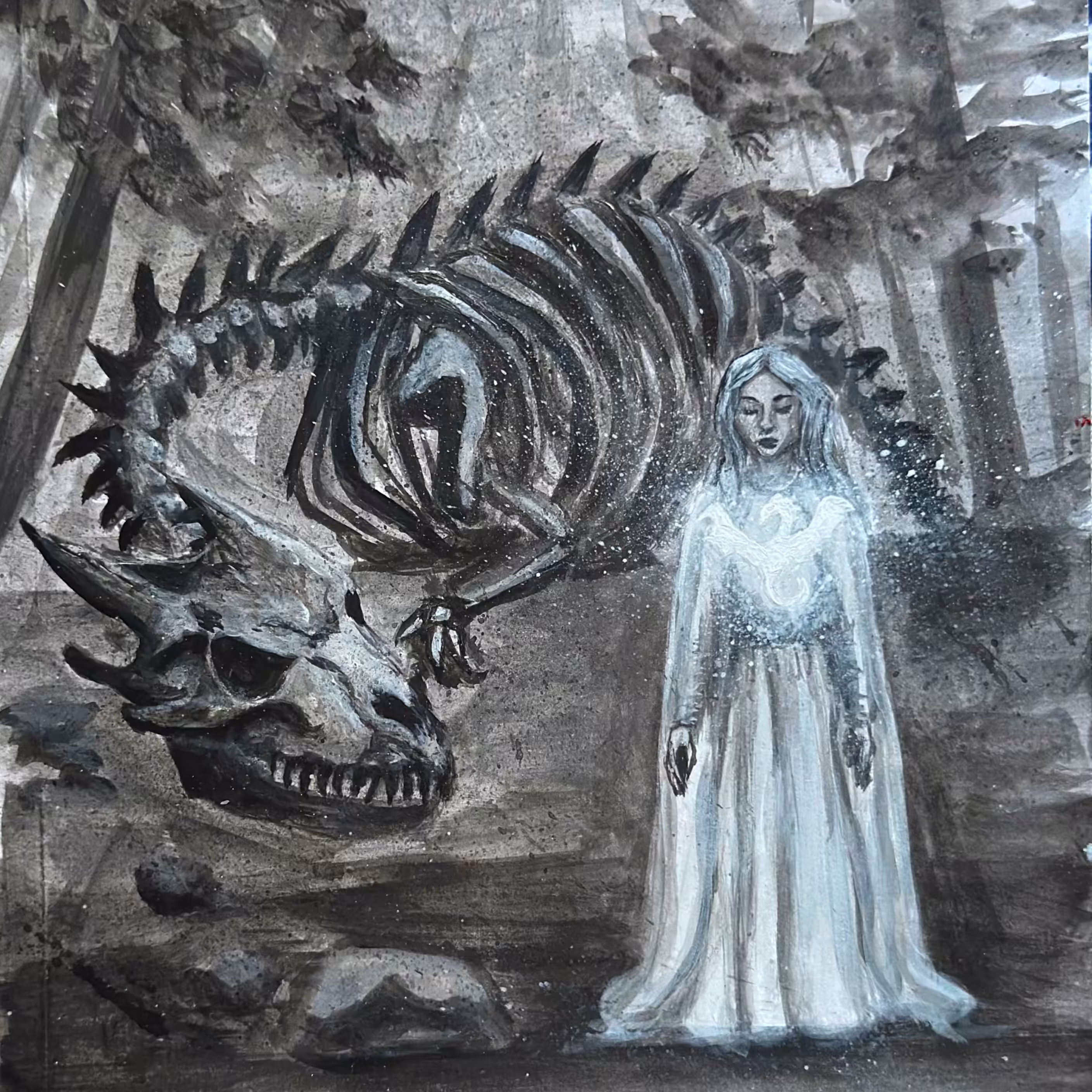 Sensitive Inktober 2025 : Skeletal