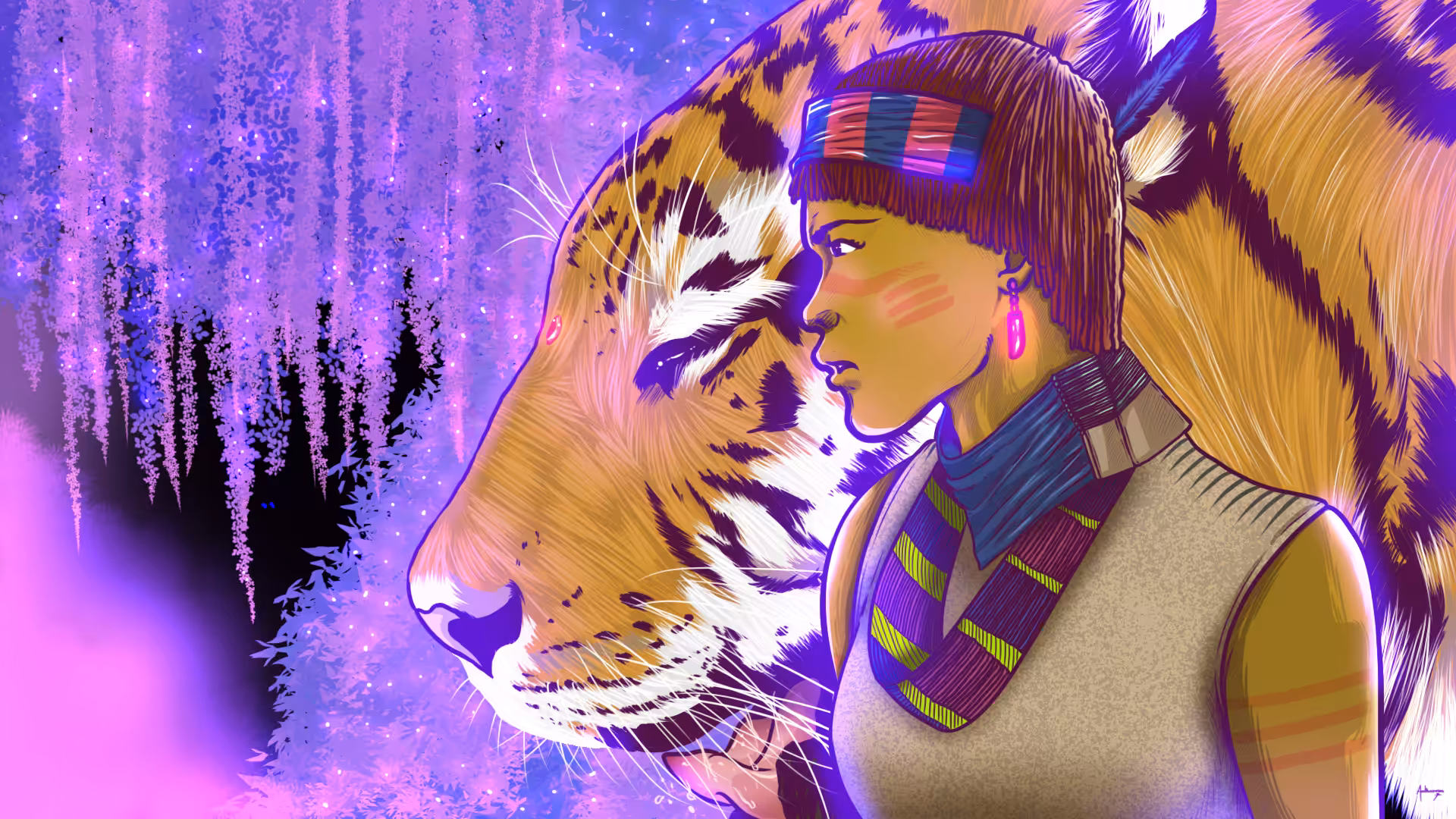 The Girl and The Tiger
