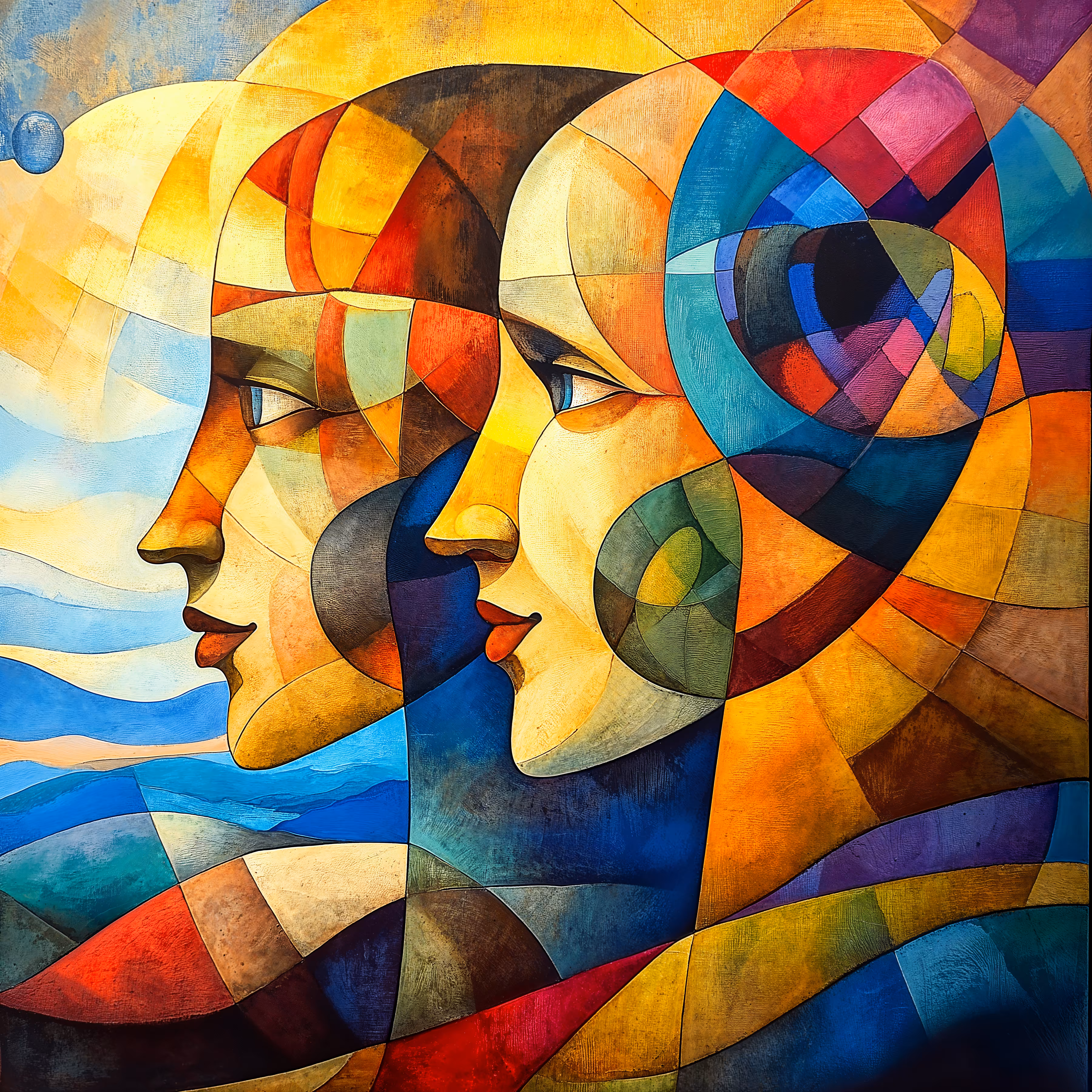 Abstract Cubist-Surrealist #42