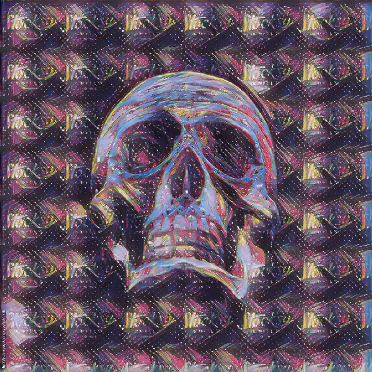 Skull of block #1