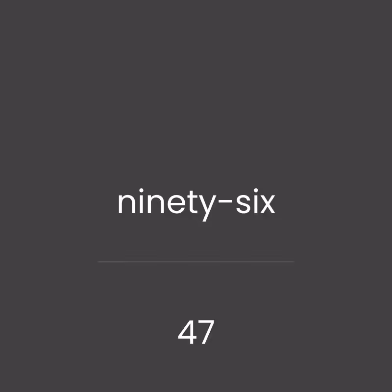 aoon - alphabetical order of numbers #47