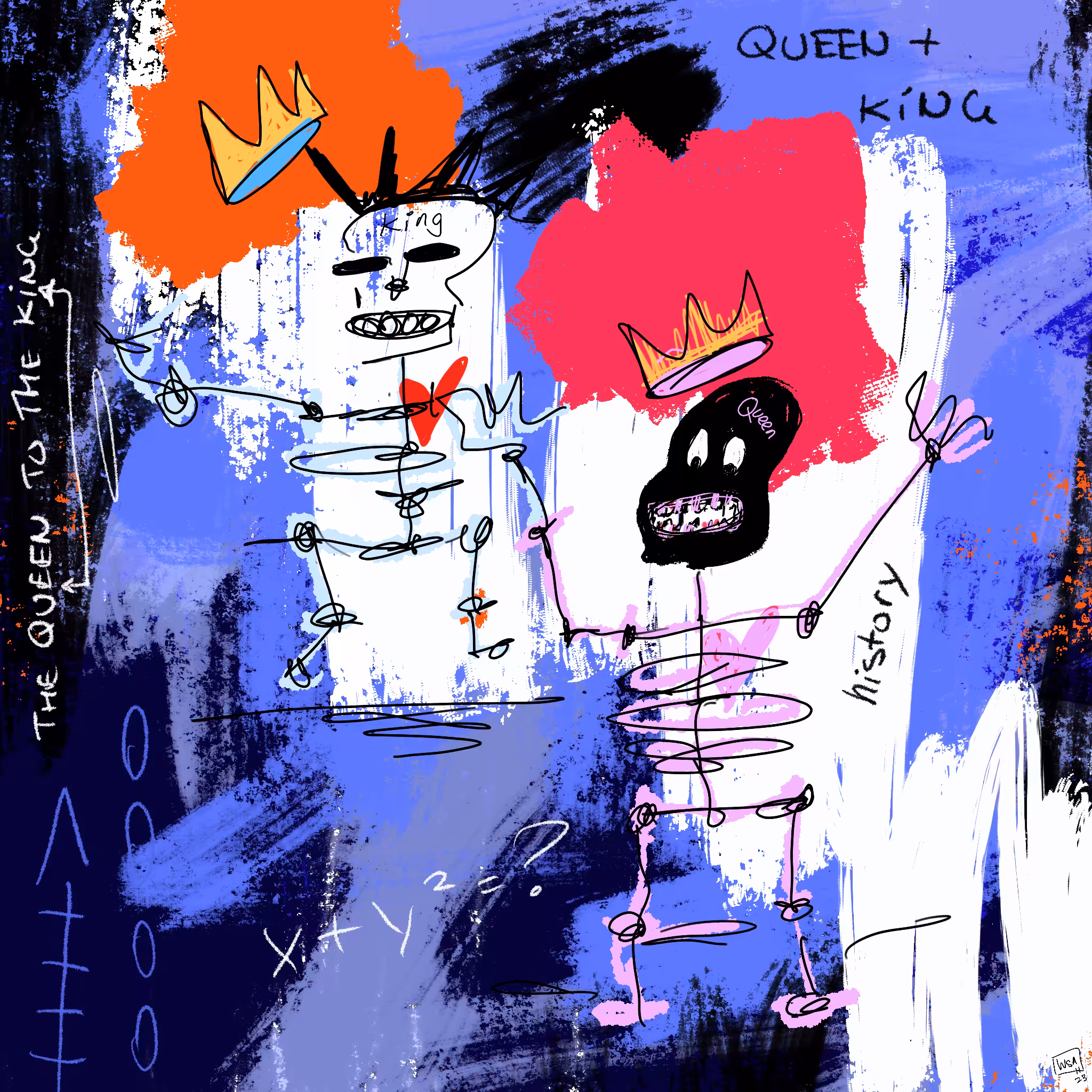 "Queen + King" - Art Of A Rebel by WSA