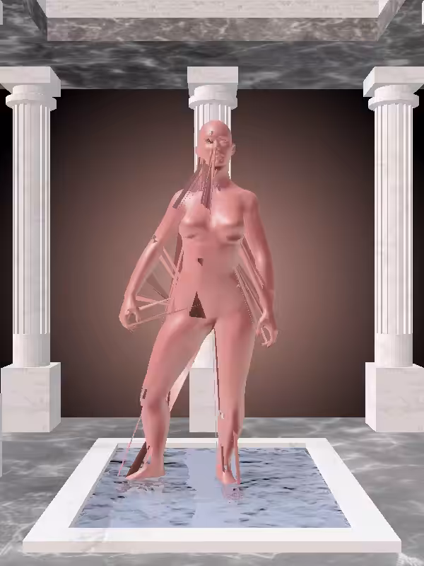 The Victorious Sealwax Red Woman #1296
