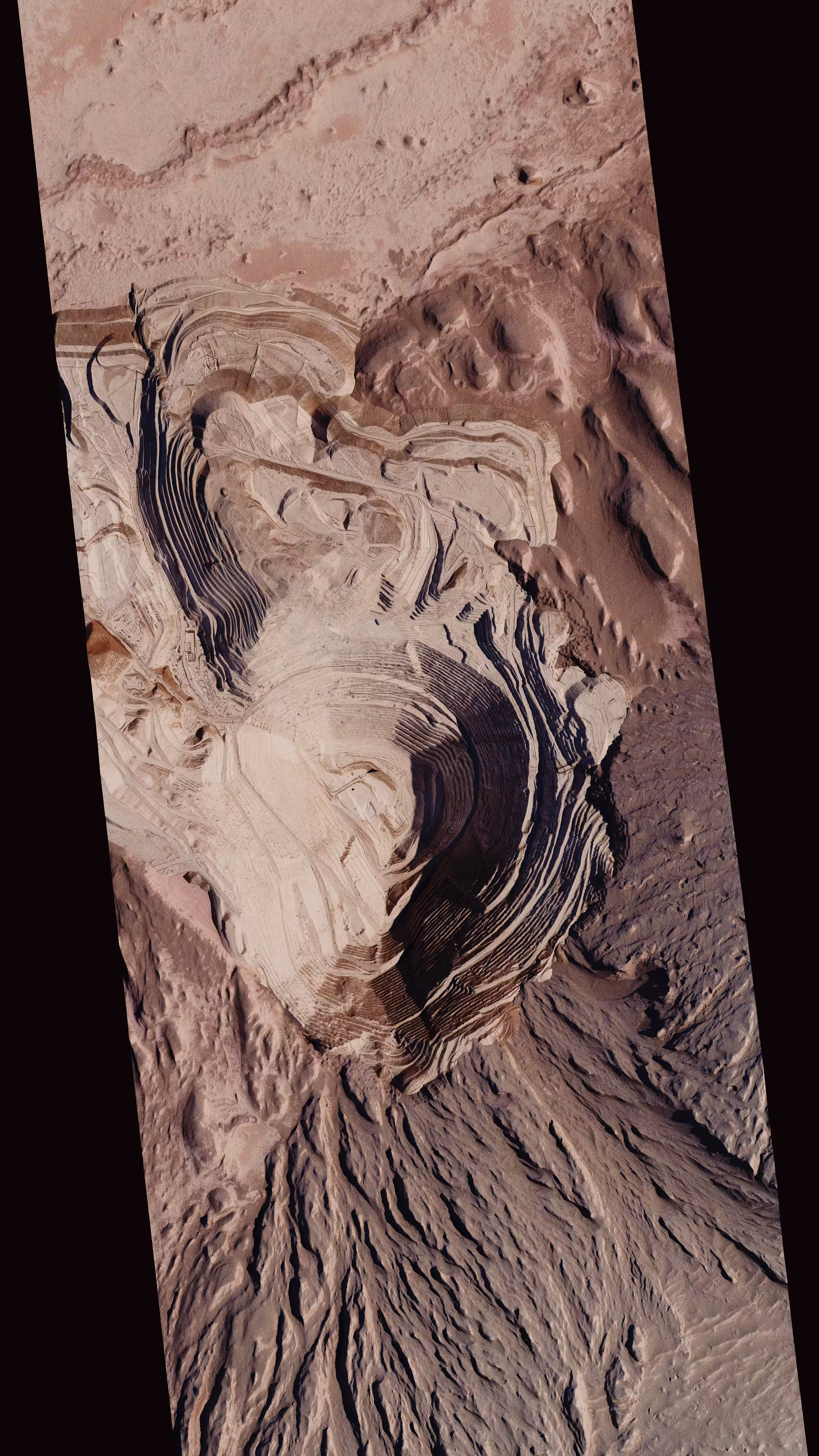 Gale Crater with Bingham Copper Mine (Sol Cycle #1)