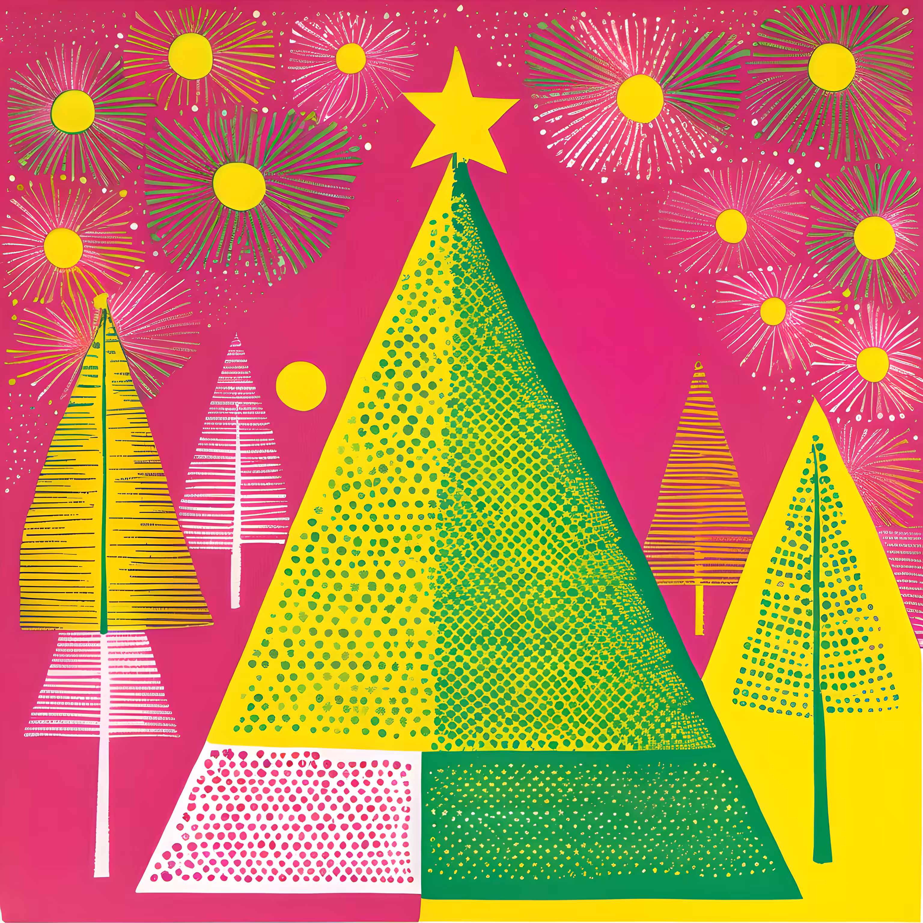Riso Festive Trees #9