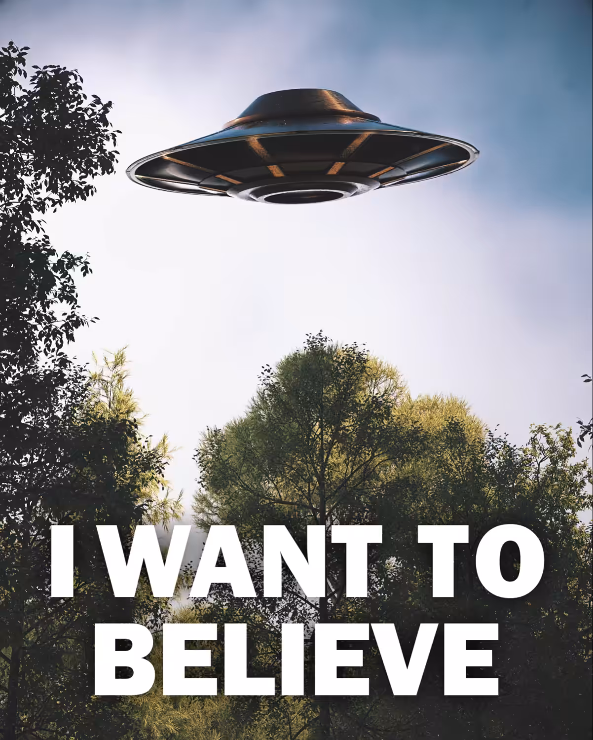 I WANT TO BELIEVE