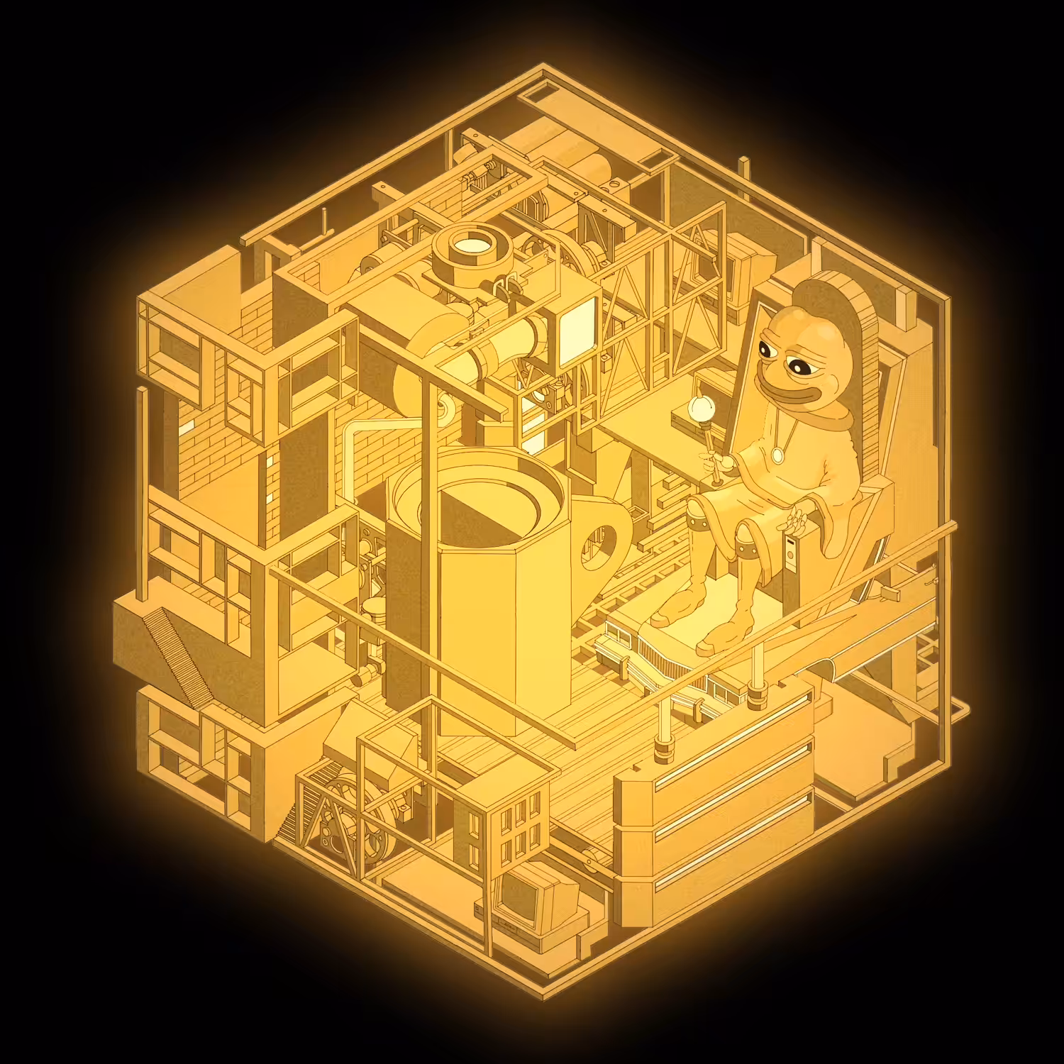 Golden Sacred Frog:  First Dream