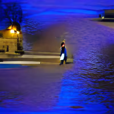 Crossing the Seine
