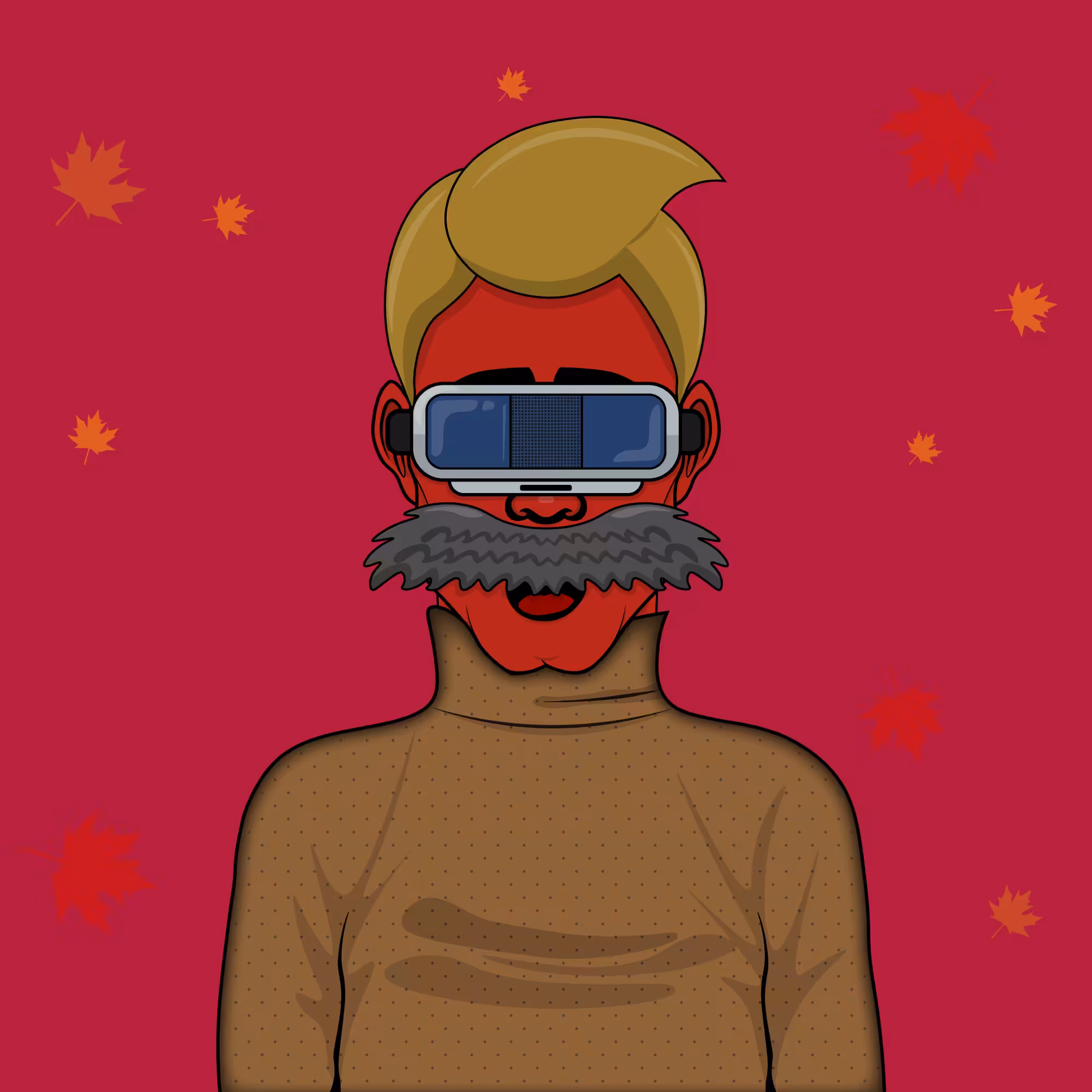 Mustachioed #140