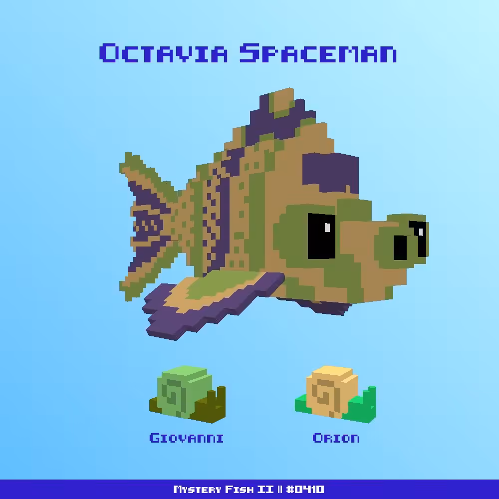 Octavia Spaceman :: Mystery Fish 0410/1000 
