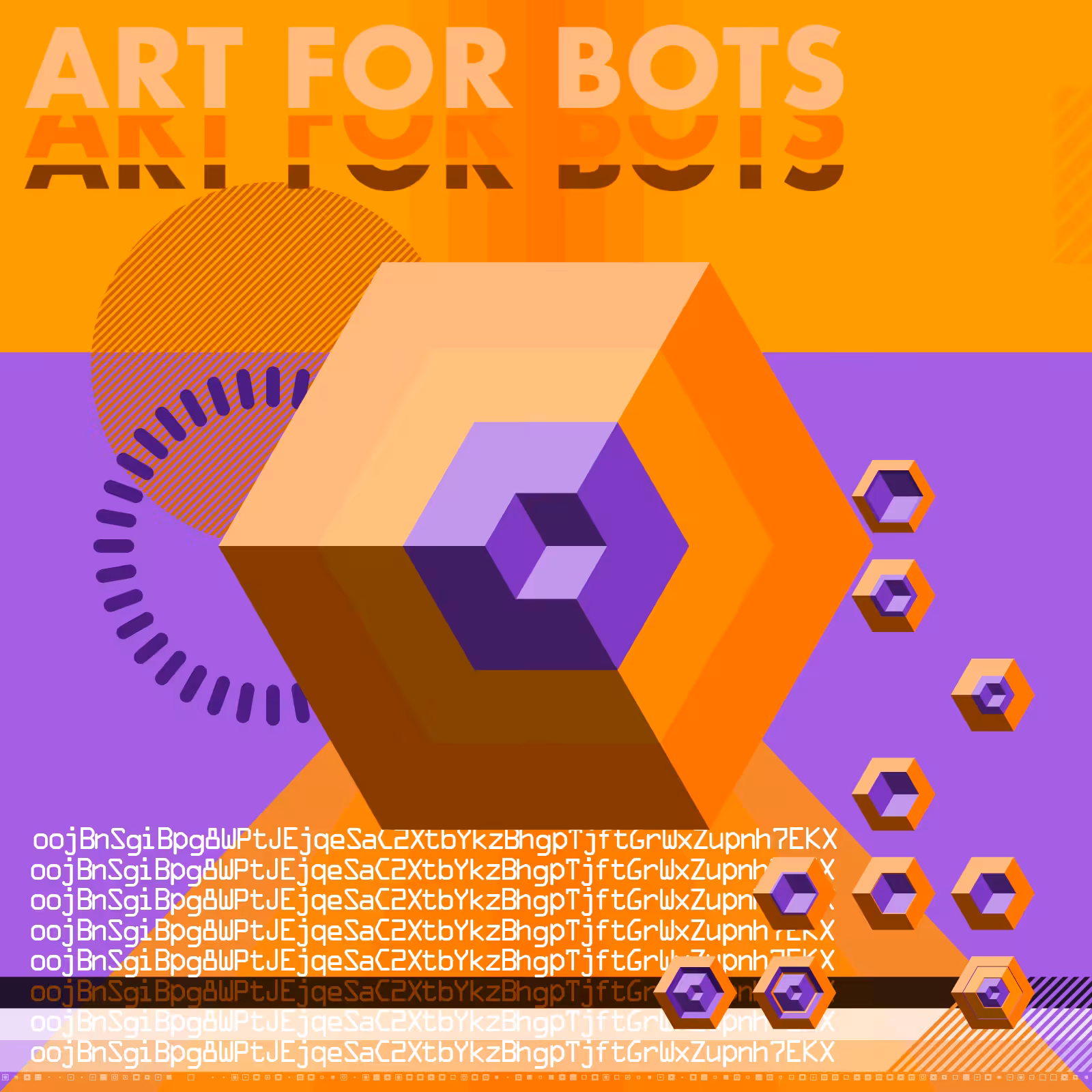 Hexagones - Art for Bots for Humans #24