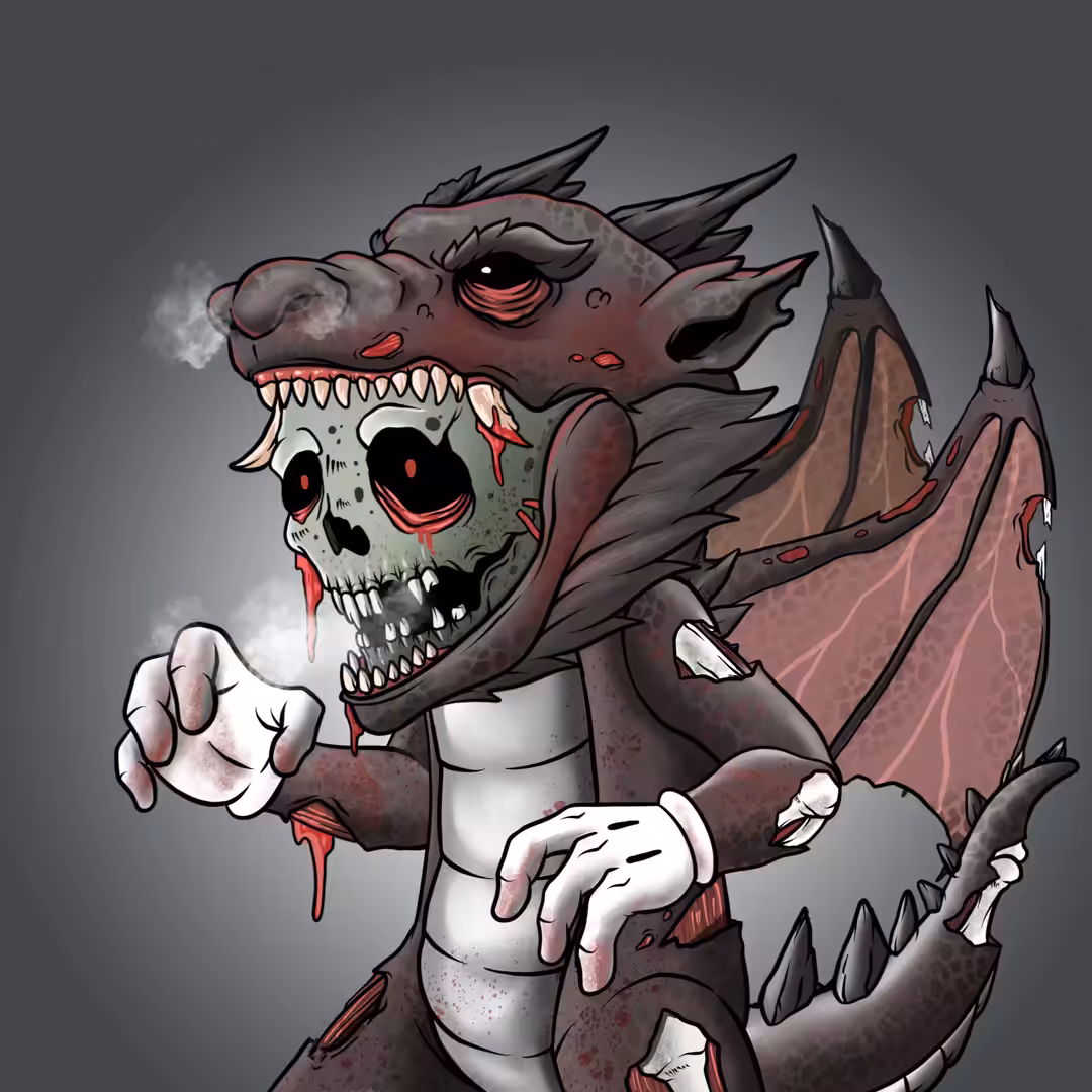 SPIRIT BEASTDOLL: Black Dragon Legendary beastdoll Undead