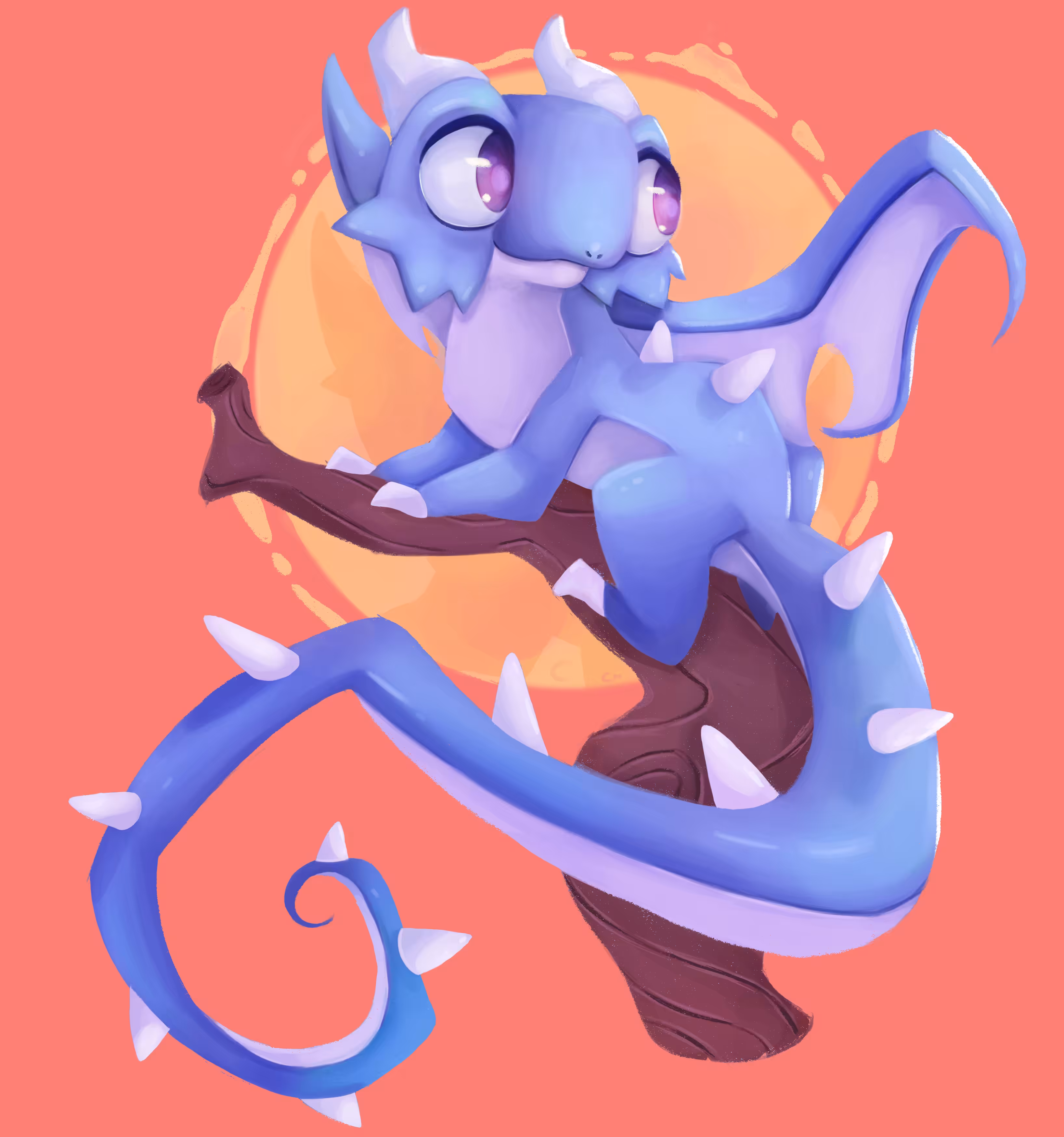 Faithful Companion - Blue Dragon