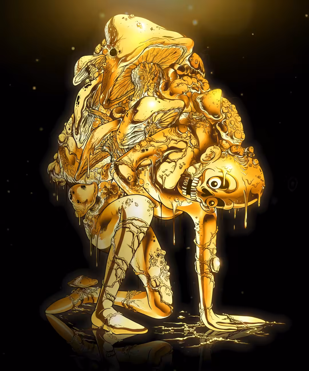 "THE BURDEN" FORGED IN GOLD EDITION