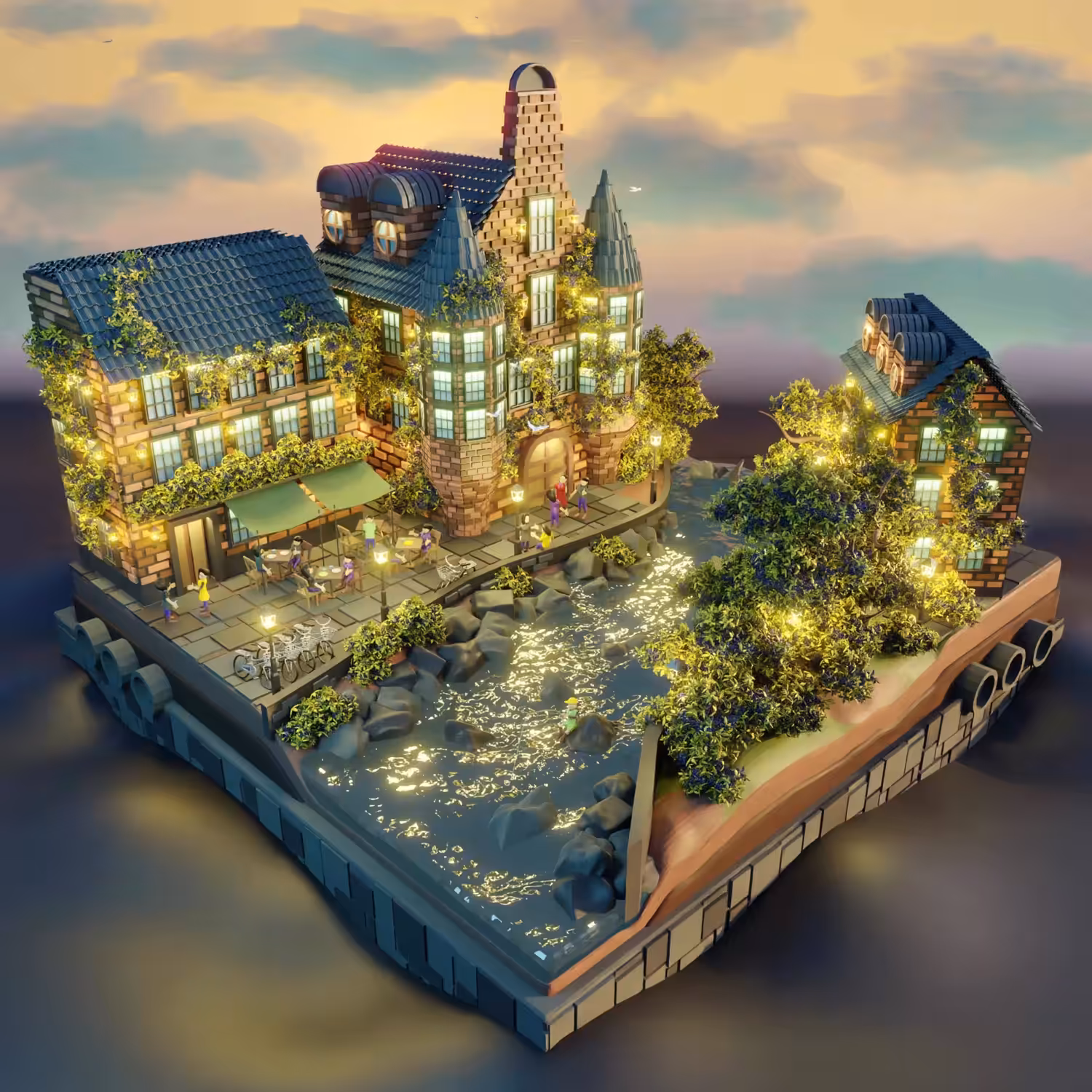 Stream Town