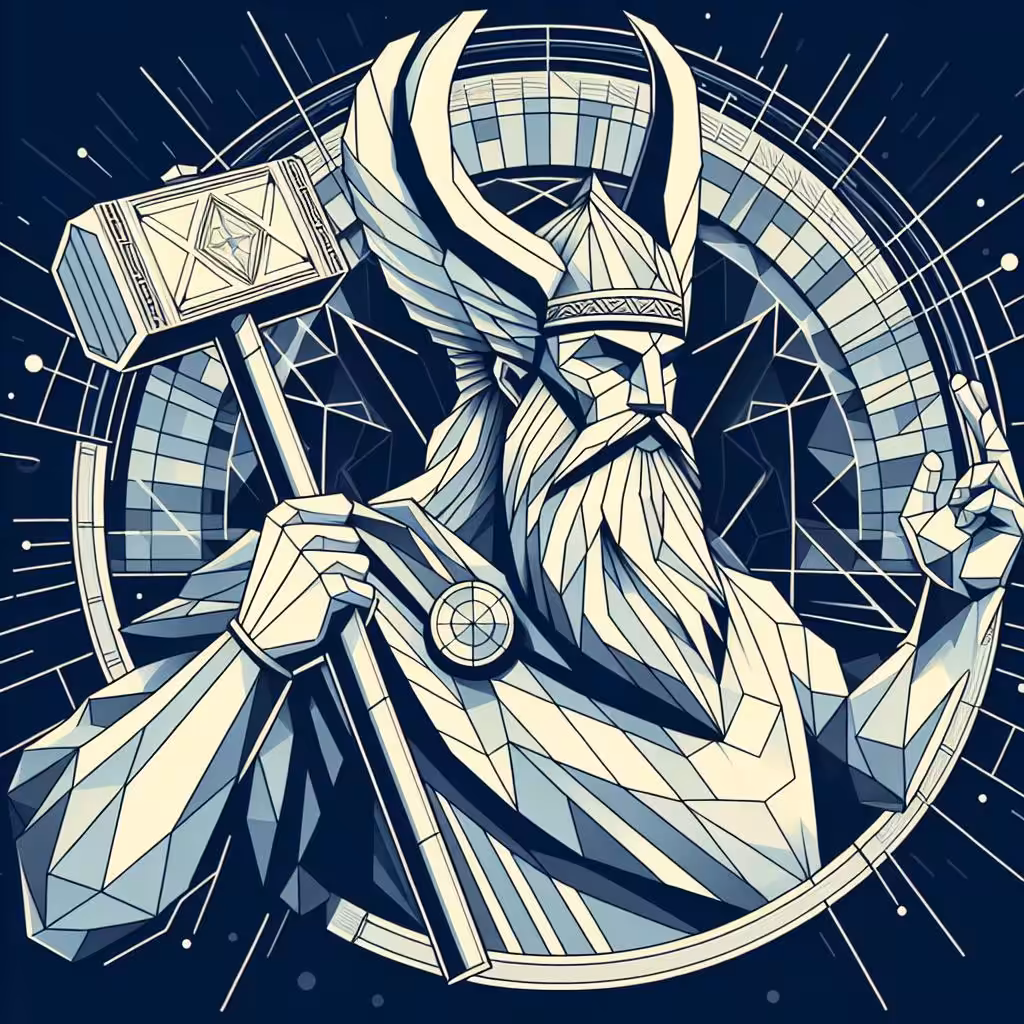 Geometric Divinity: Odin #4