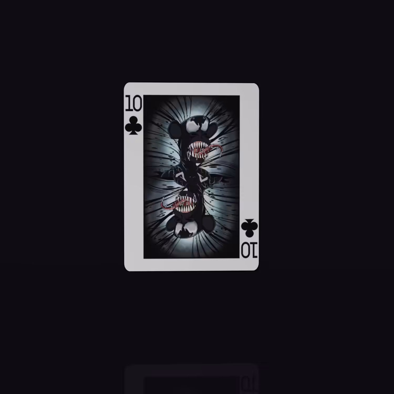 Bored Ape Not Cards: 10 of Clubs