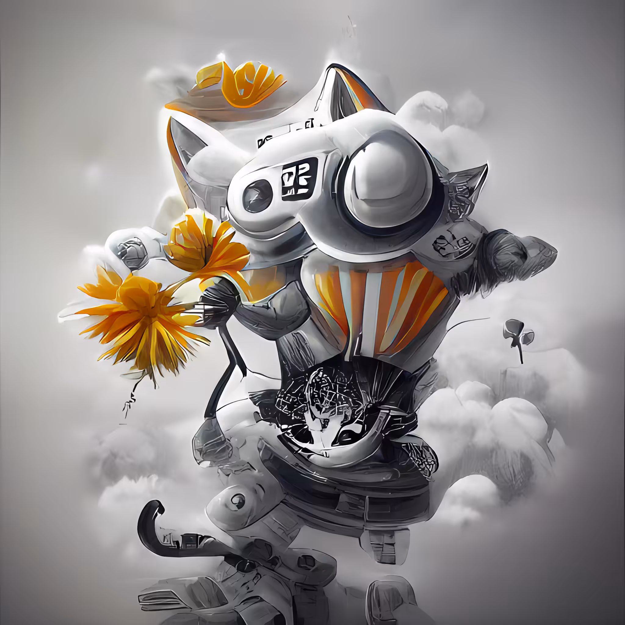 Cat robot space odsey#9