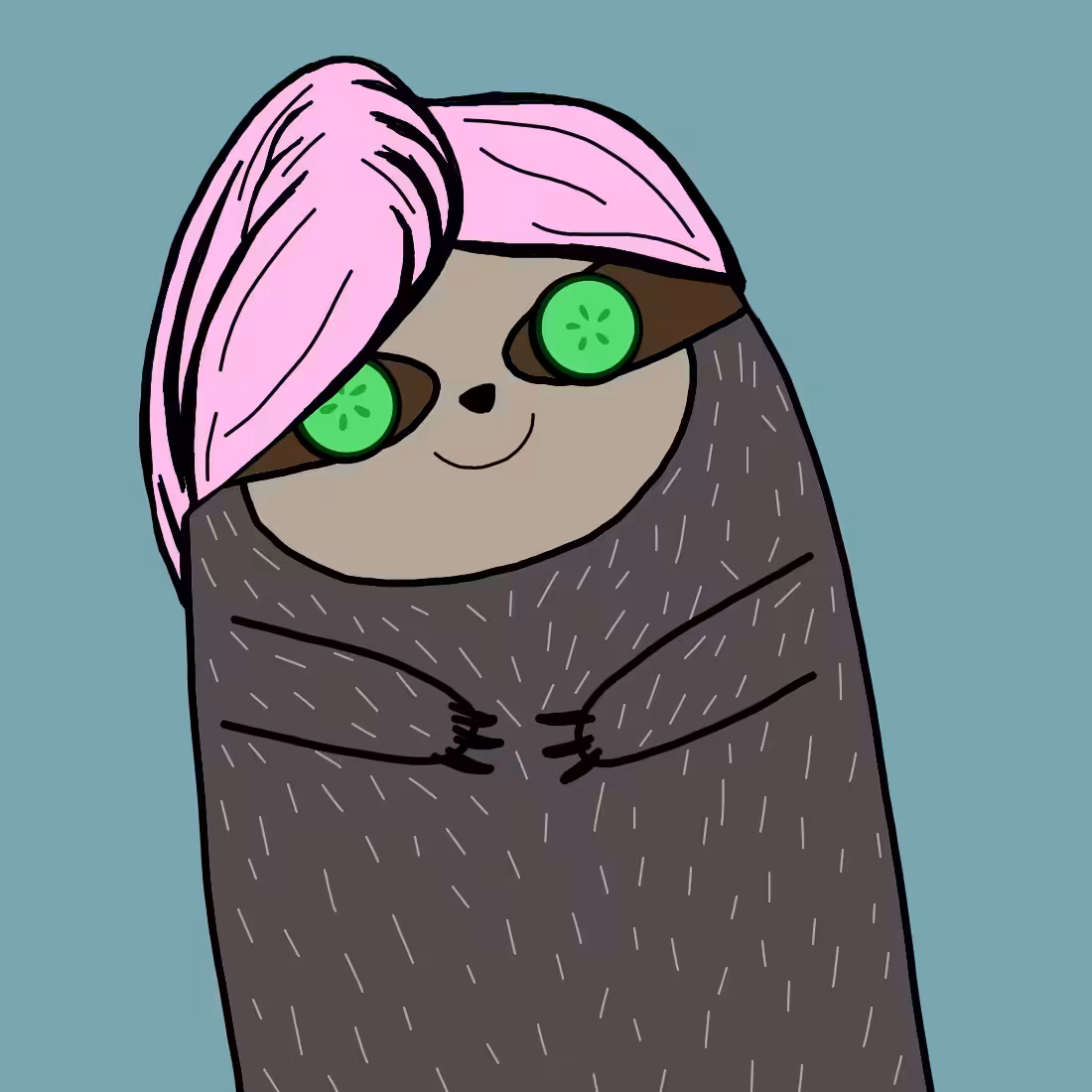 Finger Sloths: Spa Sloth 