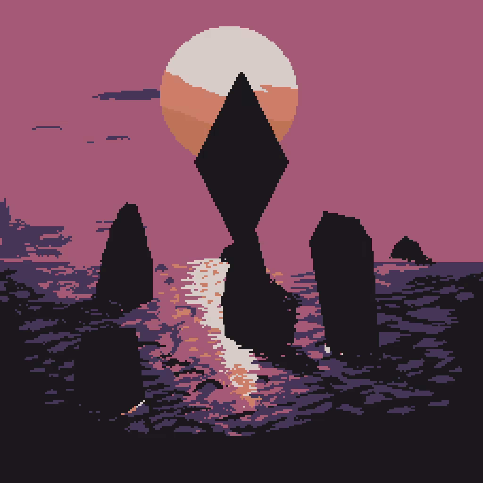 Pixel Sunset #83