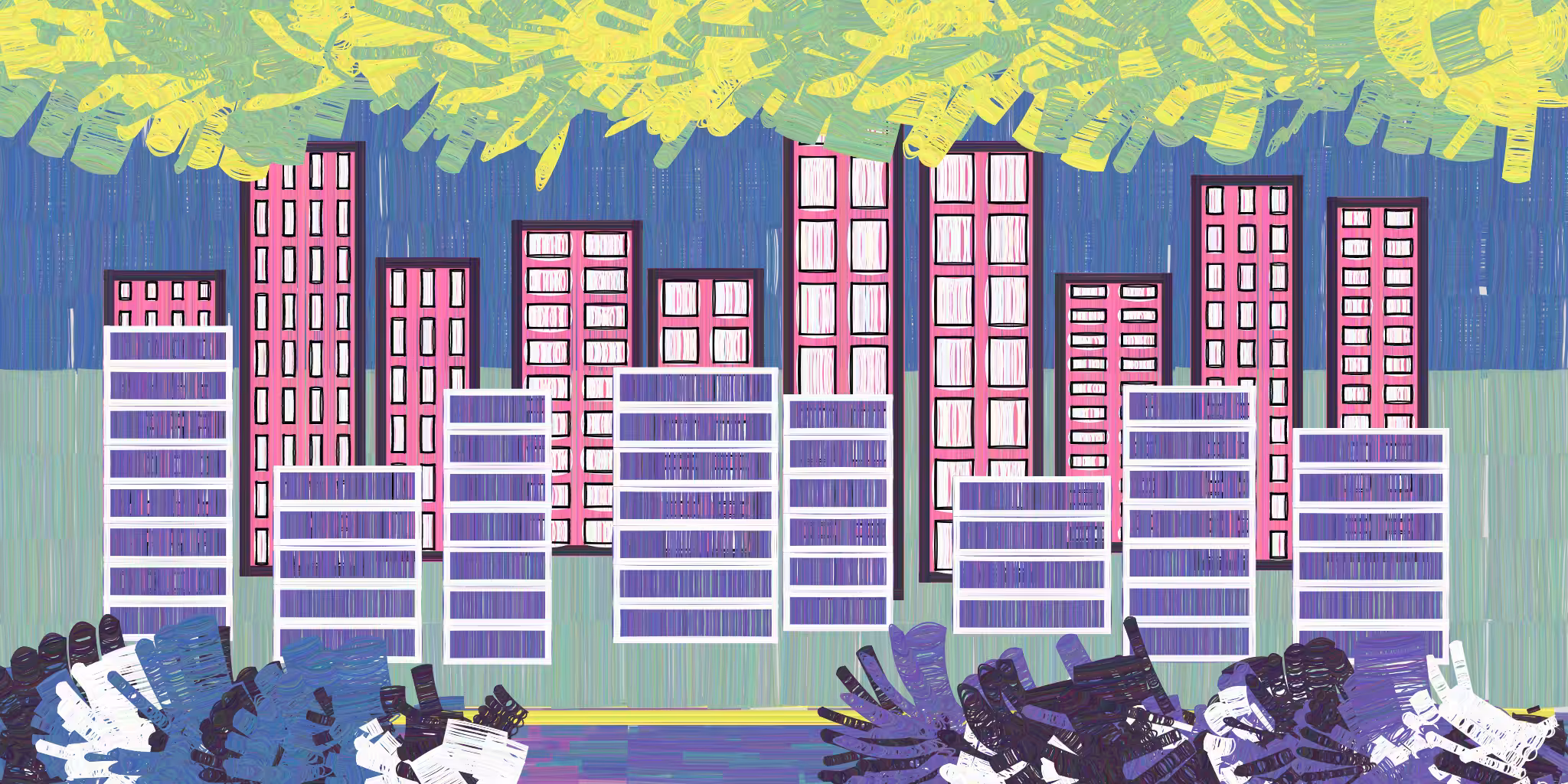 Skyline by the river #2
