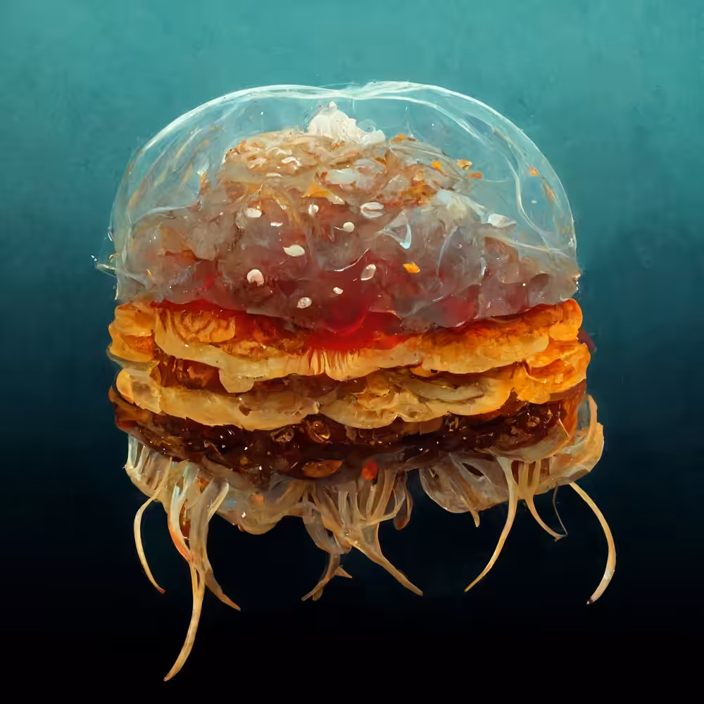 Jelly Food: Double Cheeseburger