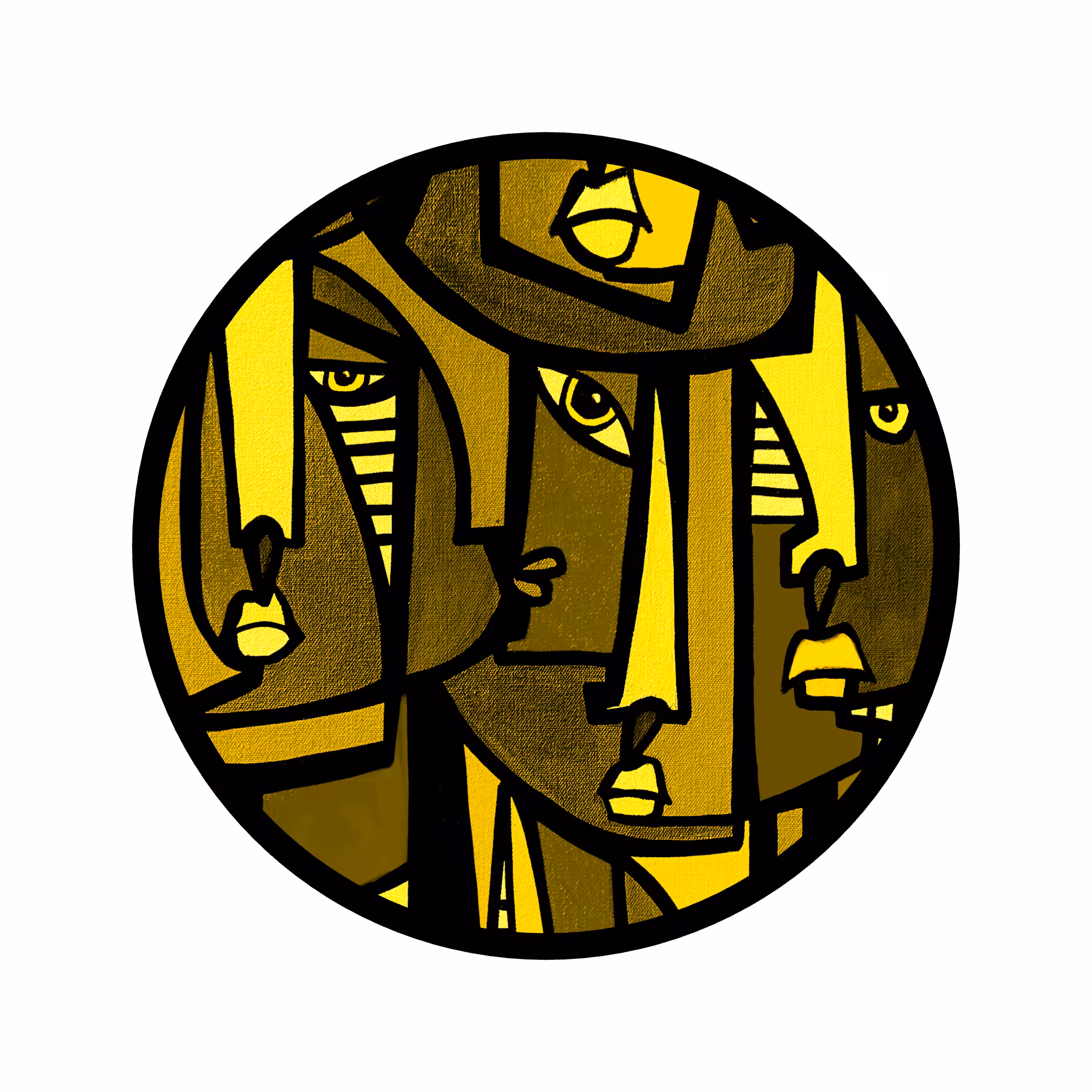 Cubist Circles: Cubist Circle 10