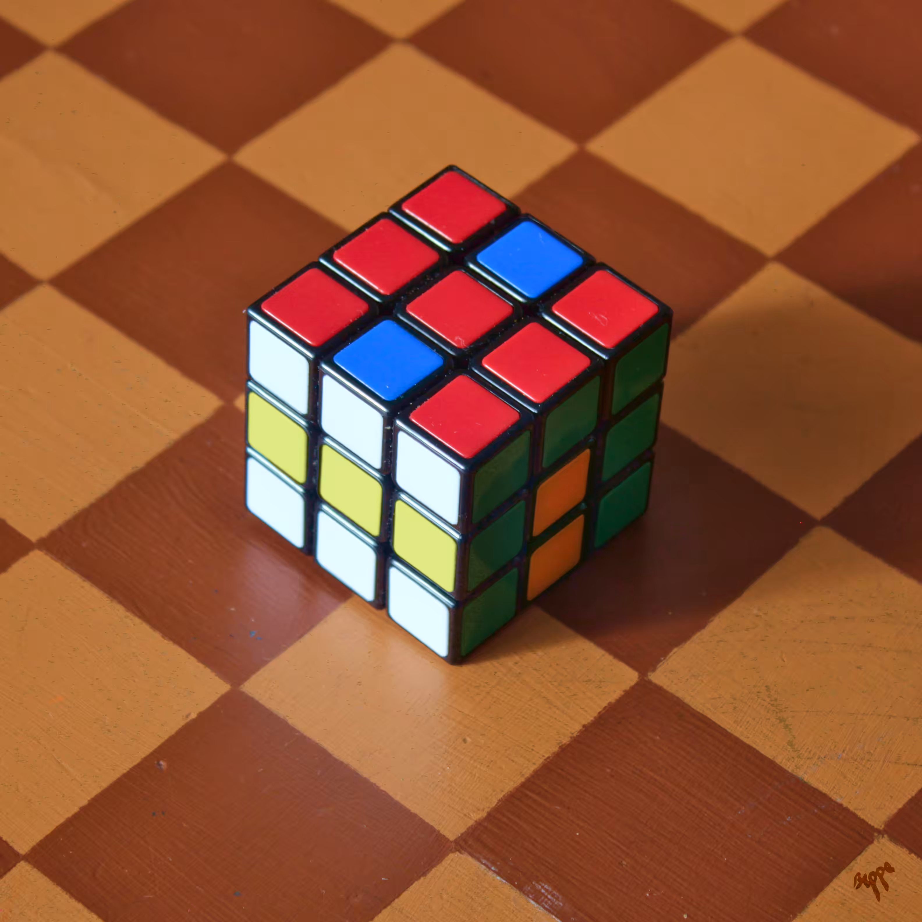𝒞𝑒𝒸𝒾 𝓃'𝑒𝓈𝓉 𝓅𝒶𝓈 𝓊𝓃 3D - cube, plane