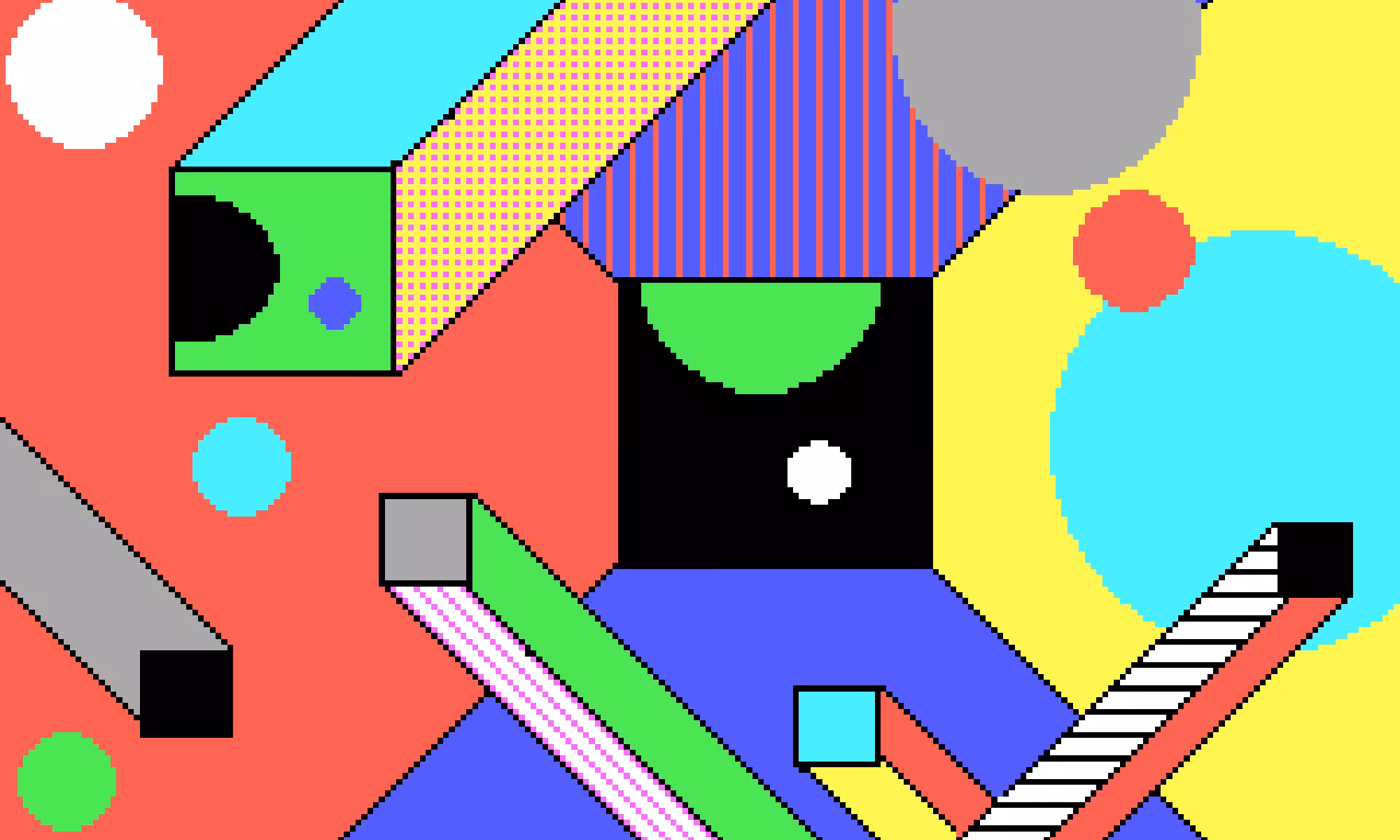 pc paint 3.1: magnetic space 14