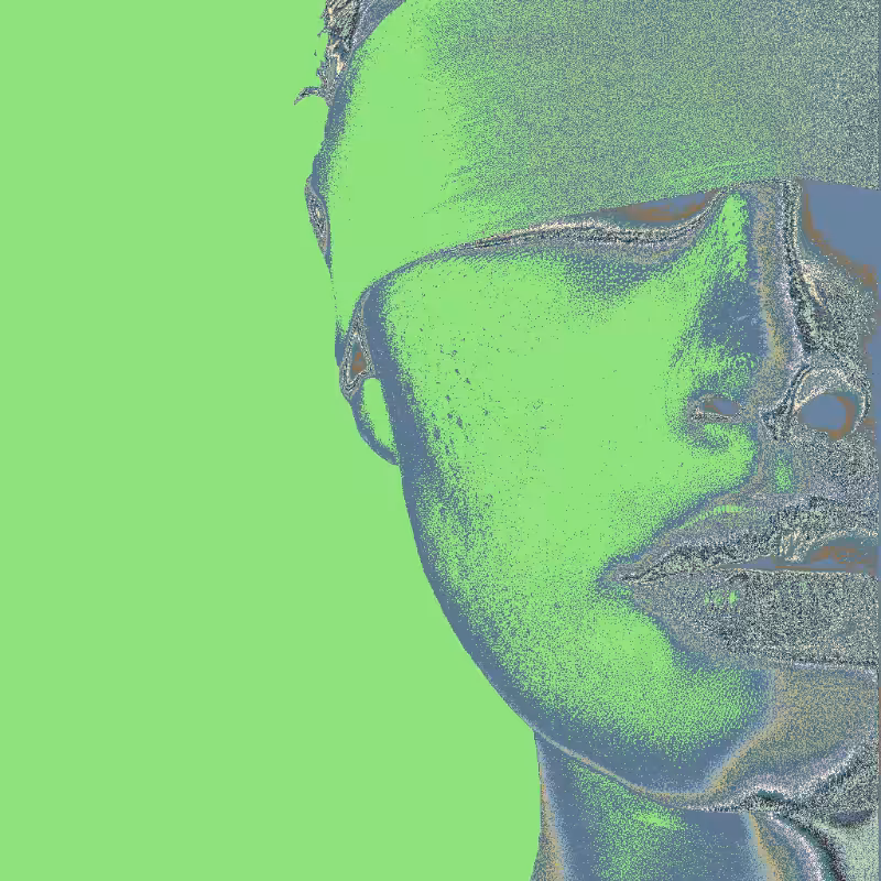 Analog Pixels: Faces #22
