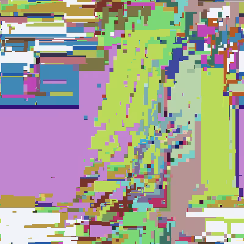 Cascade automata, pixel nature #26