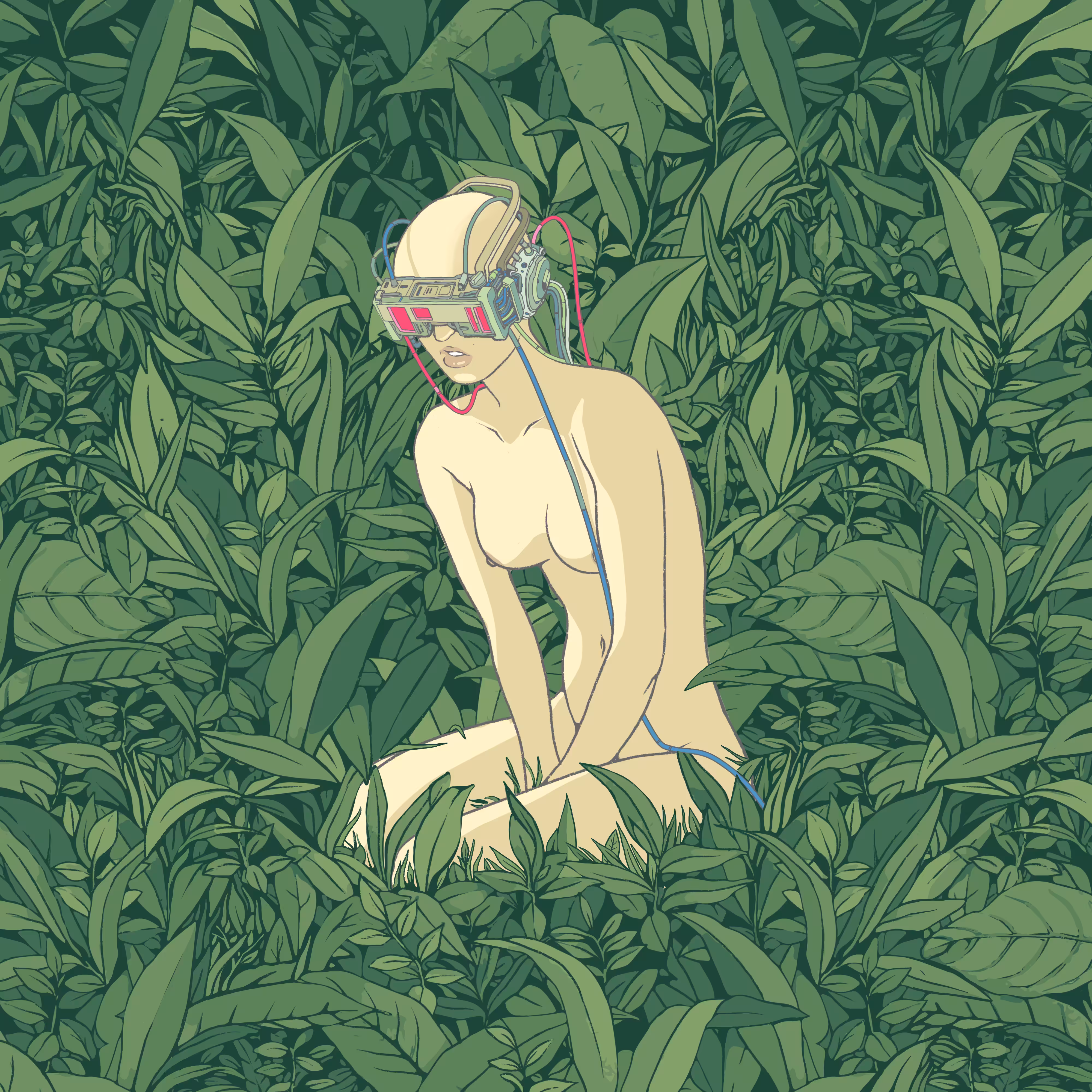 Out of sight.
