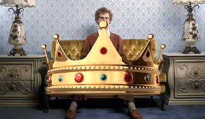 THE KING IS HERE