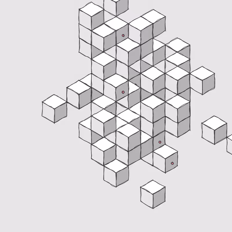 Hand drawn Voxels #11